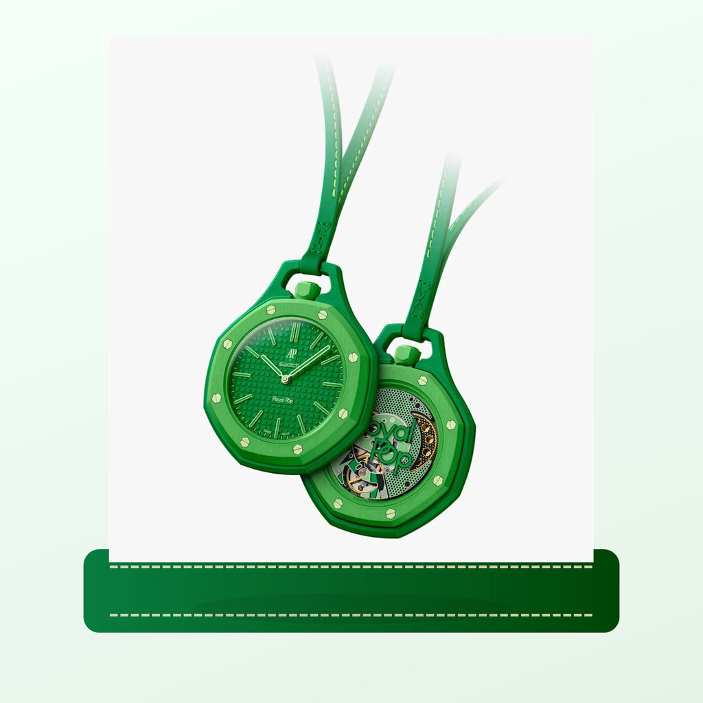 Bracelet cuir compatible Royal Pop GREEN EIGHT